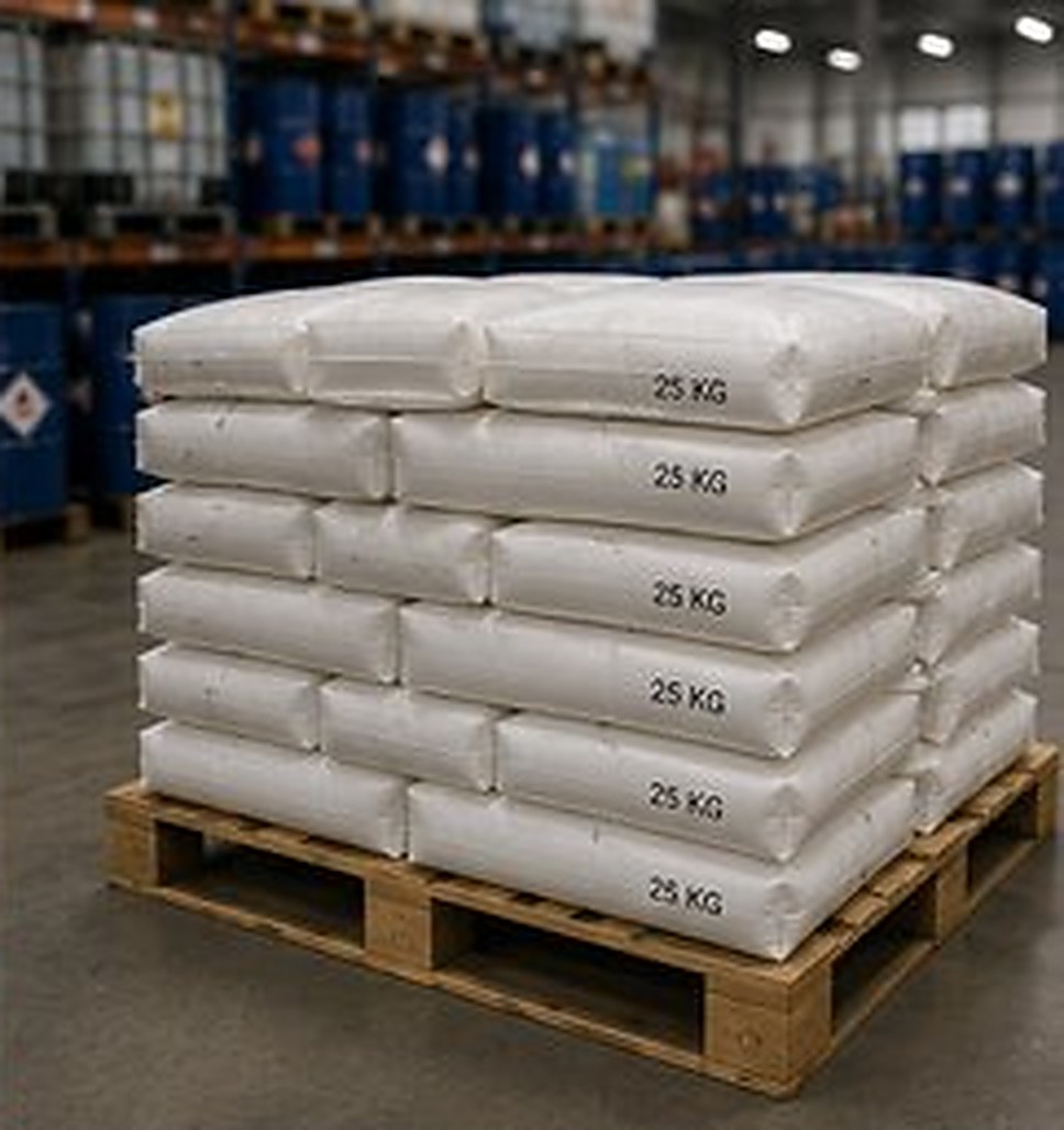Fertilizers — palletised sacks of granular crop nutrition products